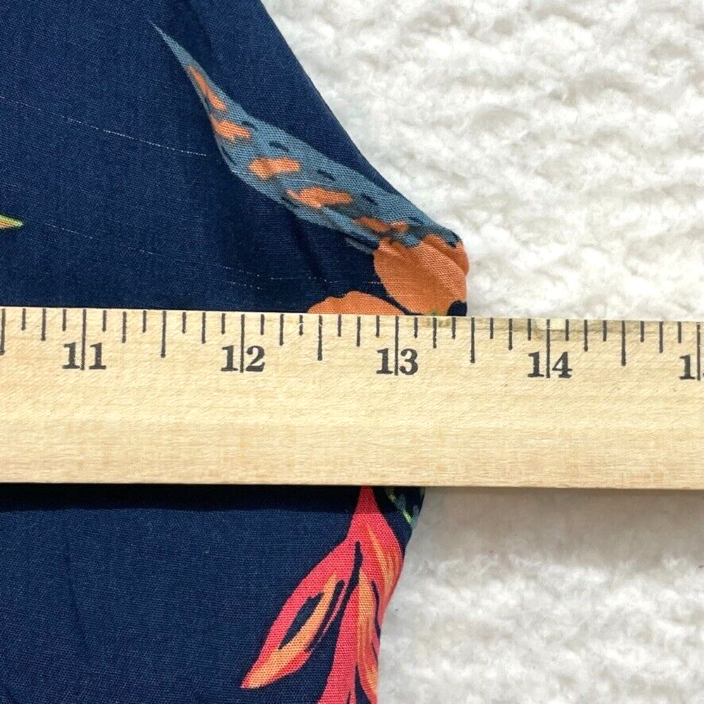 Kiwi and Punch Dress Womens Extra Small Blue Floral Beach Hawaiian Flowy Light - Picture 11 of 13